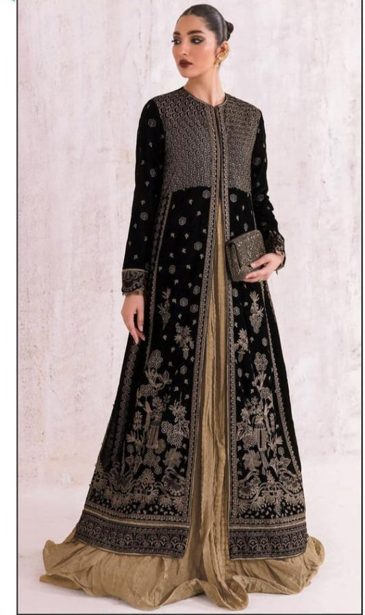 3 Pcs Premium Lawn Women's Unstitched Sequins Embroidered Suit